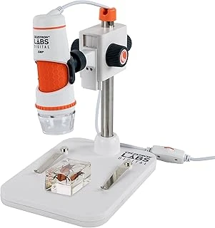 Celestron 44308 Dijital Mini El Mikroskobu Gri ürün görseli 1