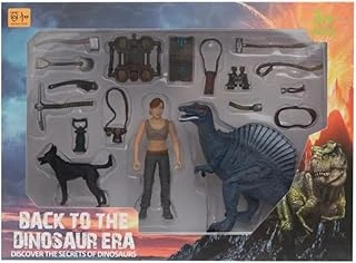 Kadın Figürlü Dinozorlu Aksesuarlı Oyun Seti ürün görseli 1