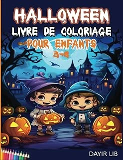 Independently Published Livre De Coloriage Halloween Pour Les Enfants De 3 À 8 Ans: Idée Cadeau Pour Halloween | Avec 40 Pages De Coloriage Adaptées À L'Âge De L'Enfant | ... Les Enfants De 3 À 8 Ans ürün görseli 1