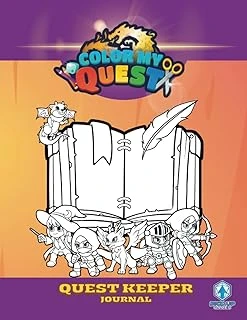 Color My Quest The Quest Keeper Journal: An Official Color My Quest Book (Keep Track Of All Your Color My Quest Adventures) ürün görseli 1