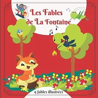 Independently Published Les Fables De La Fontaine - 9 Fables Illustrées: Fables Illustrées Pour Les Enfants. Histoire Du Soir Pour Enfants. Cadeau Idéal Pour Éveillé Les Enfants Aux Grands Classiques ürün görseli 1