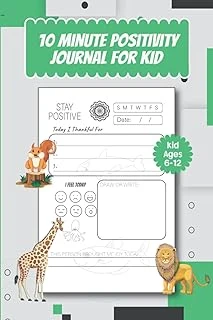 Independently Published 10 Minute Positivity Journal For Kids Age 6-12: Gratitude Journal For Kid , The Best Journal To Train Children’S Minds ürün görseli 1