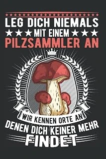 Pilzsammler Notizbuch: Pilz Pilzkorb Pilze Pilzsammler / 6X9 Zoll / 120 Gepunktete Seiten (German Edition) ürün görseli 1