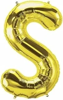 5Dm S Harf Folyo Gold Renk Balon Küçük 35 Cm ürün görseli 1