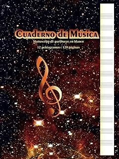 Independently Published Cuaderno De Música | Manuscrito De Partituras Blanco: 12 Pentagramas | 120 Páginas | Tamaño A4 (Spanish Edition) ürün görseli 1