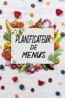 Planificateur De Menus: Planificateur De Repas Listes De Courses Organisateur Planificateur Hebdomadaire De Menu: Préparez Vos Menus Pour La ... De Repas Pour 52 Semaines, 109 Pages. ürün görseli 1