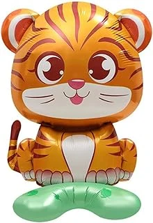 Safari Kaplan Figür Ayaklı Folyo Balon 48 * 50 Cm ürün görseli 1