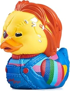 Tubbz Box-Edition Chucky Yaralı Koleksiyoncu Vinil Kauçuk Ördek Figürü - Resmi Chucky Ürünü - Horror Tv & Filmler ürün görseli 1