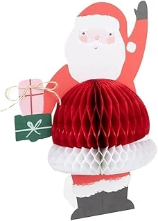 Meri Meri - Honeycomb Santa Tebrik Kartı ürün görseli 1