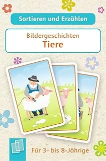 Bildergeschichten – Tiere: Für 3- Bis 8-Jährige (Sortieren Und Erzählen) ürün görseli 1