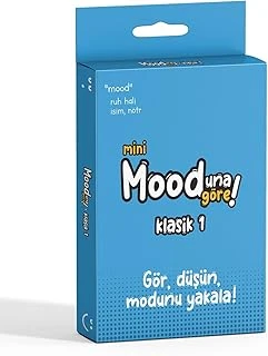 Mooduna Göre Mini Klasik 1, Arkadaş Aile İçin Kart Oyunu, 33 Fotoğraf Kartı 22 Durum Kartı ürün görseli 1