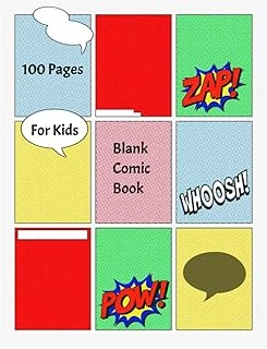 Independently Published Blank Comic Book For Kids: Create Your Own Comics With This Notebook, Comic Book Blank, Comic Book Layout, Comic Book Gifts, Kids Comic Books ürün görseli 1