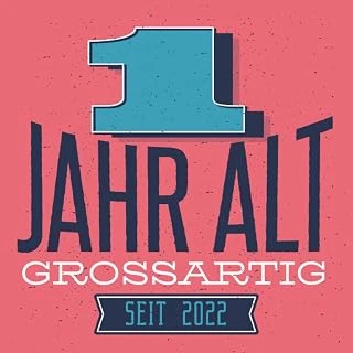 Independently Published 1 Jahr Alt Grossartig Seit 2022: Cooles Geschenk Zum 1. Geburtstag Geburtstagsparty Gästebuch Eintragen Von Wünschen Und Sprüchen Lustig 2022 Geboren | Comic Ban ürün görseli 1