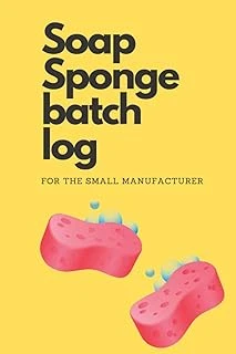 Independently Published Soap Sponge Batch Log For The Small Manufacturer ürün görseli 1