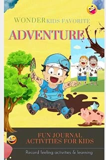 Wonder Kids Favorite Fun Journal Activities For Kids: 365 Journal For Kids ,Adventure Journal For Kids ,Animal Journals For Kids,Anxiety Journal For Kids ,Autism Journal For Kids ürün görseli 1