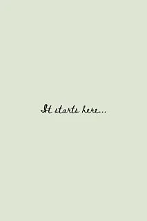 Independently Published It Starts Here Journal ürün görseli 1