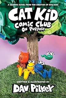 Cat Kid Comic Club: On Purpose: A Graphic Novel (Cat Kid Comic Club #3): From The Creator Of Dog Man (Volume 3) ürün görseli 1