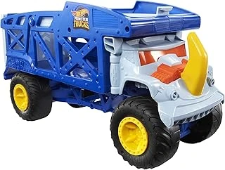 Trucks Rhino Taşıyıcı Kamyon, 12 Adet 1:64 Ölçekli Trucks Veya 32 Adet Araç Taşır, Fırlatma Için Rampası Bulunur, 3 Yaş Üzeri Hfb13 ürün görseli 1