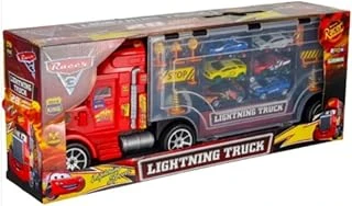Road King Dev Taşıyıcı Tır Set 6 Küçük Araba Trafik Işaretleri Ile Birlikte ürün görseli 1