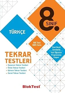 Bloktest Yayınları 8. Sınıf Lgs Türkçe Tekrar Testleri 2021-2022 ürün görseli 1