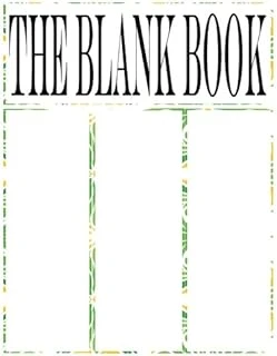 The Blank Book 8: Blank Comic Book For Kids : Create Your Own Comics With This Comic Book Journal Notebook: Over 80 Pages Large Big 8.5" X 11" Cartoon / Comic Book With Lots Of Templates ürün görseli 1