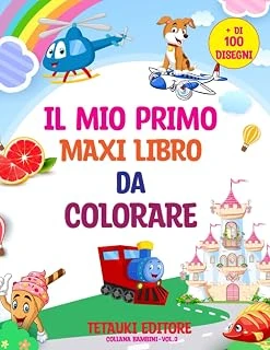 Independently Published Il Mio Primo Maxi Libro Da Colorare (Italian Edition) ürün görseli 1