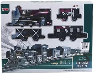 Nessiworld Ff-1603C-4C Sesli Işıklı Buharlı Tren Oyun Seti -Vardem Oyuncak ürün görseli 1