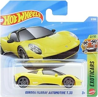 Gordon Murray Automotive T.33 Die-Cast Model Araba, Sarı Renk, Exotics Serisi 2/10, 3+ Yaş, 1:64 Ölçek ürün görseli 1