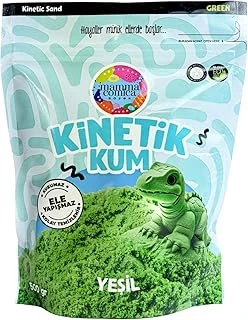 Yeşil Kinetik Kum - 500 Gr ürün görseli 1