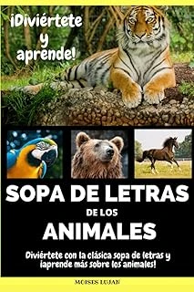 Independently Published Sopa De Letras Español: Sopa De Letras Sobre Los Animales - Entretenimiento Y Aprendizaje Tamaño Grande ürün görseli 1