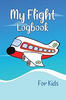Independently Published My Flight Logbook For Kids: Flight Book For Kids Flight Log, Diary For Kid (Cute Airplane Iin Sky Design) ürün görseli 1