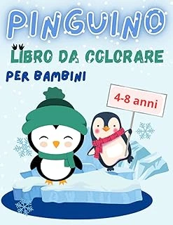 Pinguino Libro Da Colorare Per Bambini 4-8 Anni: Fun & Simple Penguin Da Colorare Per I Bambini - Super Carino Da Colorare Per I Bambini |Regali ... E Amanti Dei Pinguini ( 8,5 X 11 Pollici ) ürün görseli 1