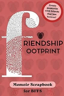 Independently Published Friendship Footprint: Interactive Journal For Kids And Teens - Create Lasting Memories And Strengthen Bonds With Handprints, Secrets, And Laughter. Perfect For Scrapbooking ürün görseli 1
