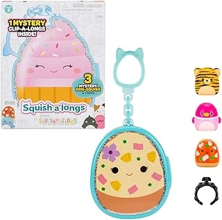 Squishmallows Squish-A-Longs 3 Figür + Yüzük Çantalı Sürpriz Paket Seri 3 Al007 ürün görseli 1