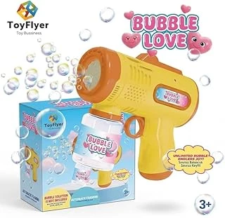 Maytoys Baloncuk Makinesi Pilli Köpük Tabancası Otomatik Sızdırmaz Tasarım Bubble Gun Sarı ürün görseli 1