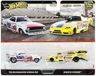 Jbl01 2'Li Paket '72 Plymouth Cuda Fc/Rob N' Pinks Araç Oyuncağı Mini Araba 3 Yaş Üzeri Çoklu ürün görseli 1