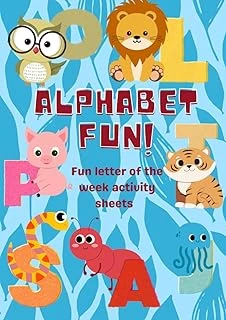 Independently Published Alphabet Fun!: Fun Letter Of The Week Activity Sheets ürün görseli 1