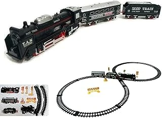 Giffy / 23 Parça Işıklı Klasik Tren Seti 96Cm 3 Farklı Ray Modeli Pilli Tren Raylı Oyuncak Full Fonksiyon Çocuklar Için Eğitici ürün görseli 1