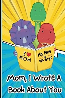 Independently Published Mom, I Wrote A Book About You: What I Love About My Mommy: Personalized Gift With Prompts (Fill In The Blanks And Coloring Pages) Sweet Keepsake ürün görseli 1