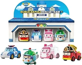Poli Mrt-760 Robocar Poli Mini Kasabanın Kurtarma Araçları 4Lü Set ürün görseli 1