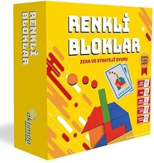Akılda Zeka Oyunları Renkli Bloklar Ahşap ürün görseli 1