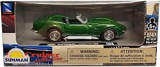 Newray 1:43 Diecast Koleksiyon Metal Araba 1969 Chevrolet Corvette ürün görseli 1