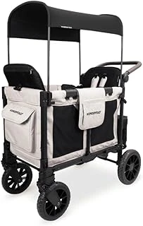 Wonderfold W2 Luxe İkili Bebek Arabası Vagonu, Kum Beji ürün görseli 1