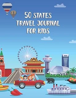 Independently Published 50 States Journal For Kids: Activity Book For Children And Adults Of Maps Of The 50 States Of The Usa (English) (Series Of Challenge Books) ürün görseli 1