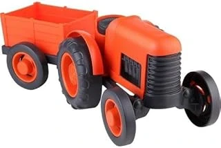 Let'S Lc - Römorklu Sürtmeli Plastik Traktör Lc-30878 Turuncu ürün görseli 1