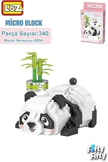 Loz Micro Block Serisi Panda 340 Parça Oyuncak Yapım Seti Fflz-8804 ürün görseli 1