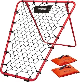Gosports Ayarlanabilir Çerçeveli, Kauçuk Kavrama Ayakları Kum Torbaları Ile Basketbol Rebounder - Taşınabilir Geçiş Sırt Eğitim Yardımı ürün görseli 1