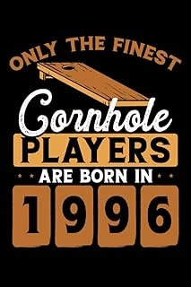 Independently Published Cornhole Players Are Born In 1996: Dot Grid Jounal Todo Exercise Book Or Diary 6" X 9" (15.24 X 22.86 Cm) 120 Pages ürün görseli 1