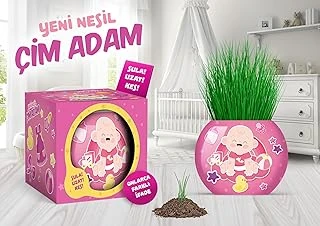 Bebek Temalı Çim Adam 6'Lı Set – Çocuklar İçin Eğitici Eğlenceli Bitki Yetiştirme Kiti ürün görseli 1