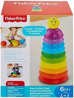 Fisher-Price Numaralı Kaplar Fisher-Price Numaralı Kaplar, İç Içe Geçebilir 10 Renkli Kap, 5 Adet Topa Dönüşür W4472 W4472 ürün görseli 1